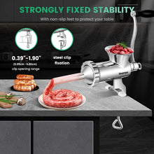 Load image into Gallery viewer, Heavy-Duty Manual Meat Grinder with Dual Sieve Plates - Versatile Kitchen Tool
