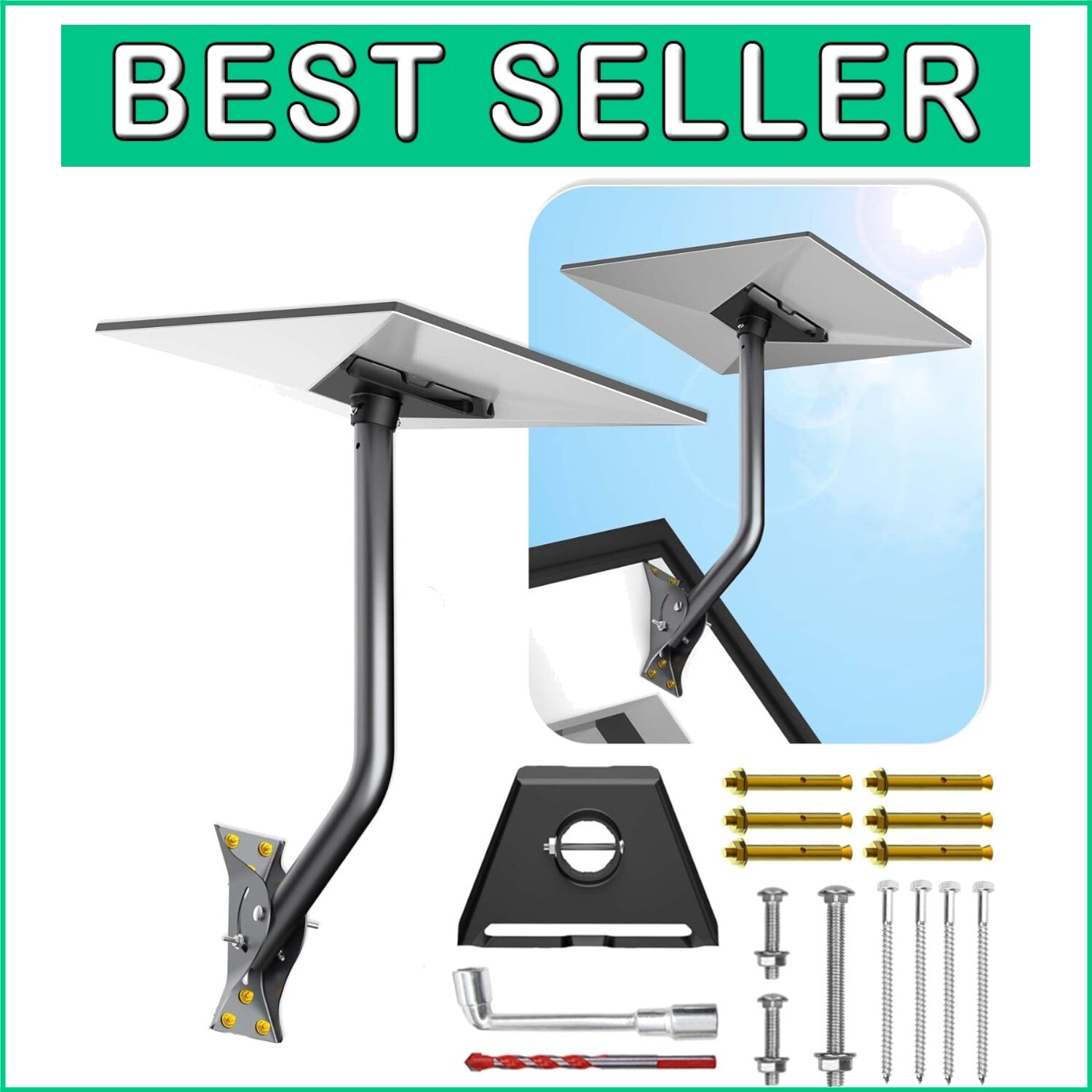 Aluminum Adjustable Mount for Starlink V3 - Easy Installation & Accessories