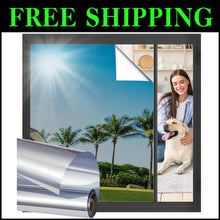 Load image into Gallery viewer, Easy Install PV Blocking Window Tint - Daytime Privacy Film, 45 x 157 in, Silver