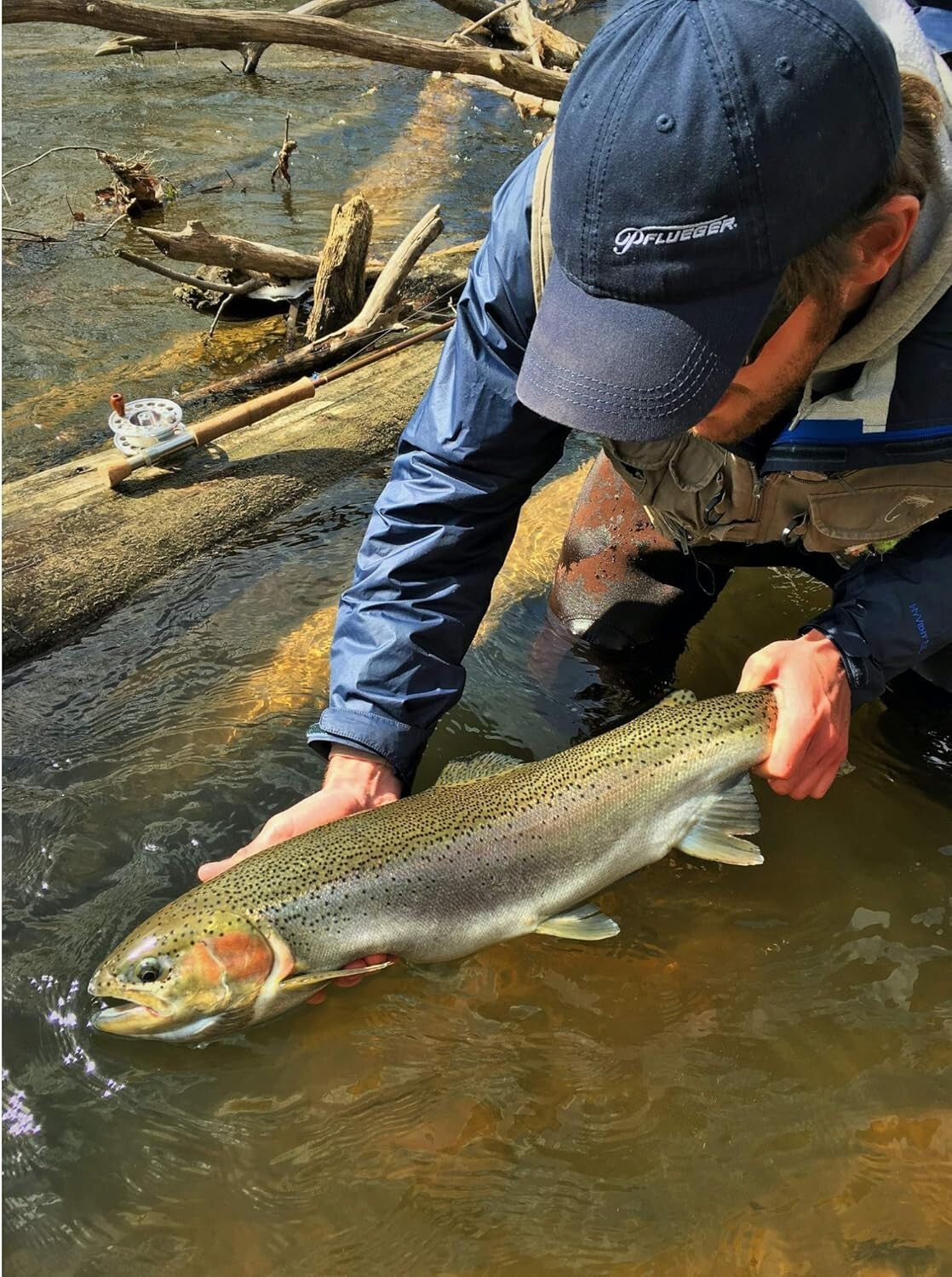 Ambidextrous President Fishing Reel, Size 10 Alu Spool, Smooth 3.8 Gear Ratio