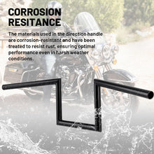 Load image into Gallery viewer, Heavy-Duty 8" Rise Z-Bars for Harley &amp; Chopper Cruisers – Easy Install Handlebar
