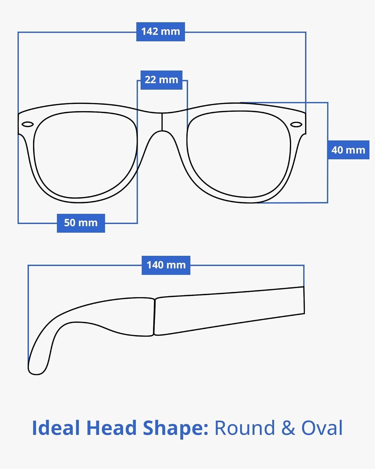 Classic Polarized Folding Sunglasses for Men & Women - UV400 Protection Included