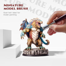 Load image into Gallery viewer, 7-Piece Miniature Brush Set with Kolinsky Sable - Ultimate Detail Painting Kit
