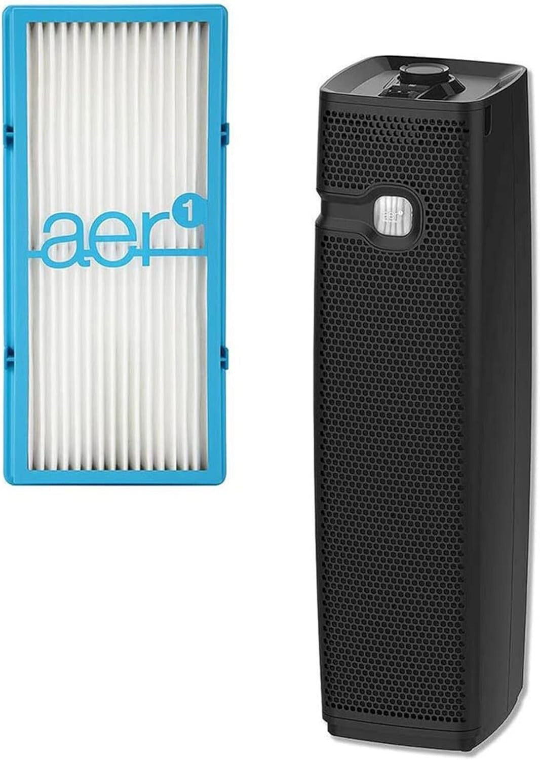 Elegant Tower HEPA Air Purifier with Visipure Filter - 2 Micron Dust Capture