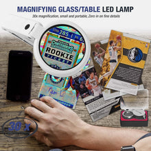 Load image into Gallery viewer, All-Ages Sports Card Grading Kit: Includes LED Lamp, Gloves, and Cleaning Cloths