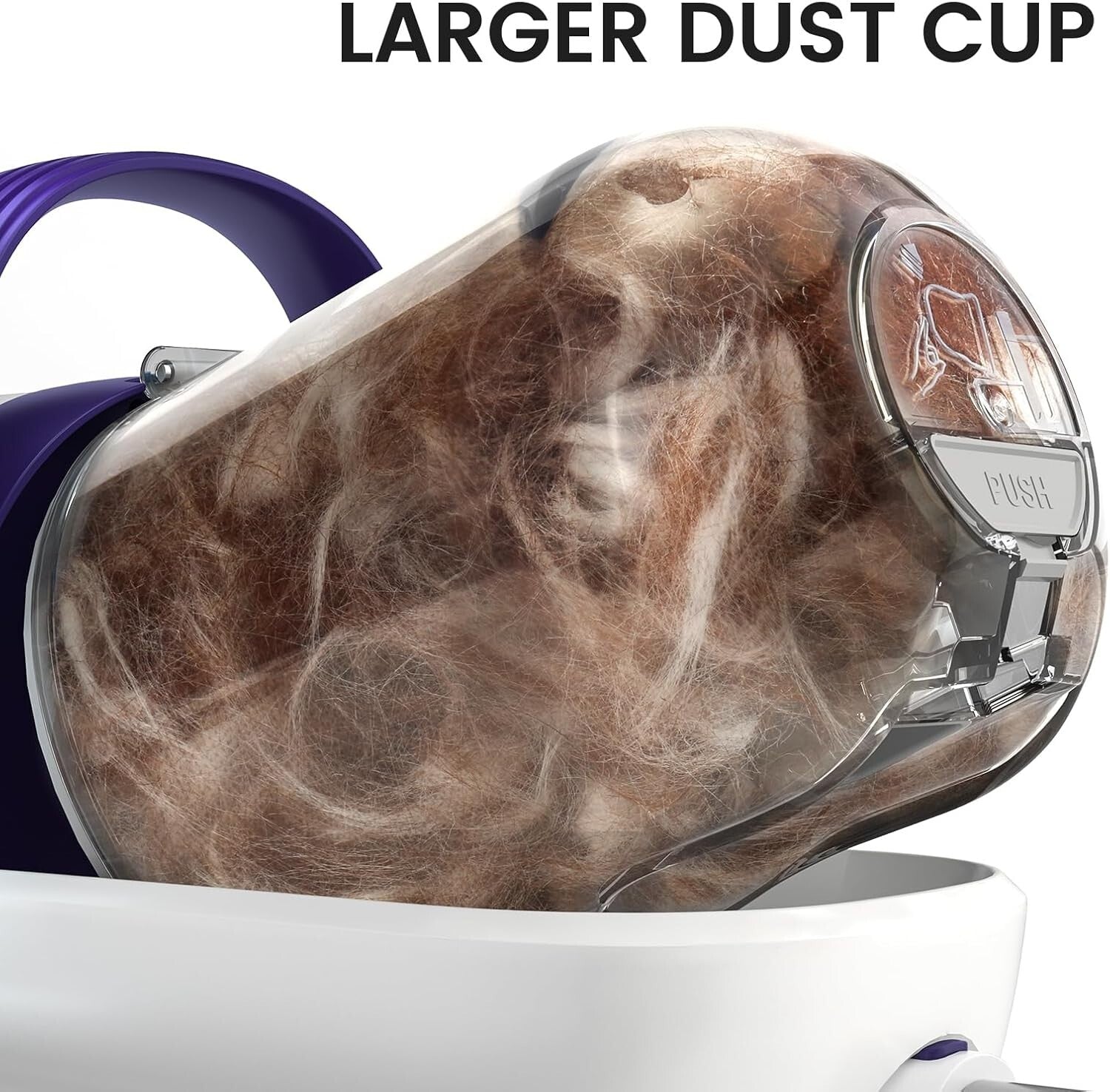 Effortless Dog Grooming Vacuum with 7 Pet Tools - Low Noise & Easy Empty Design