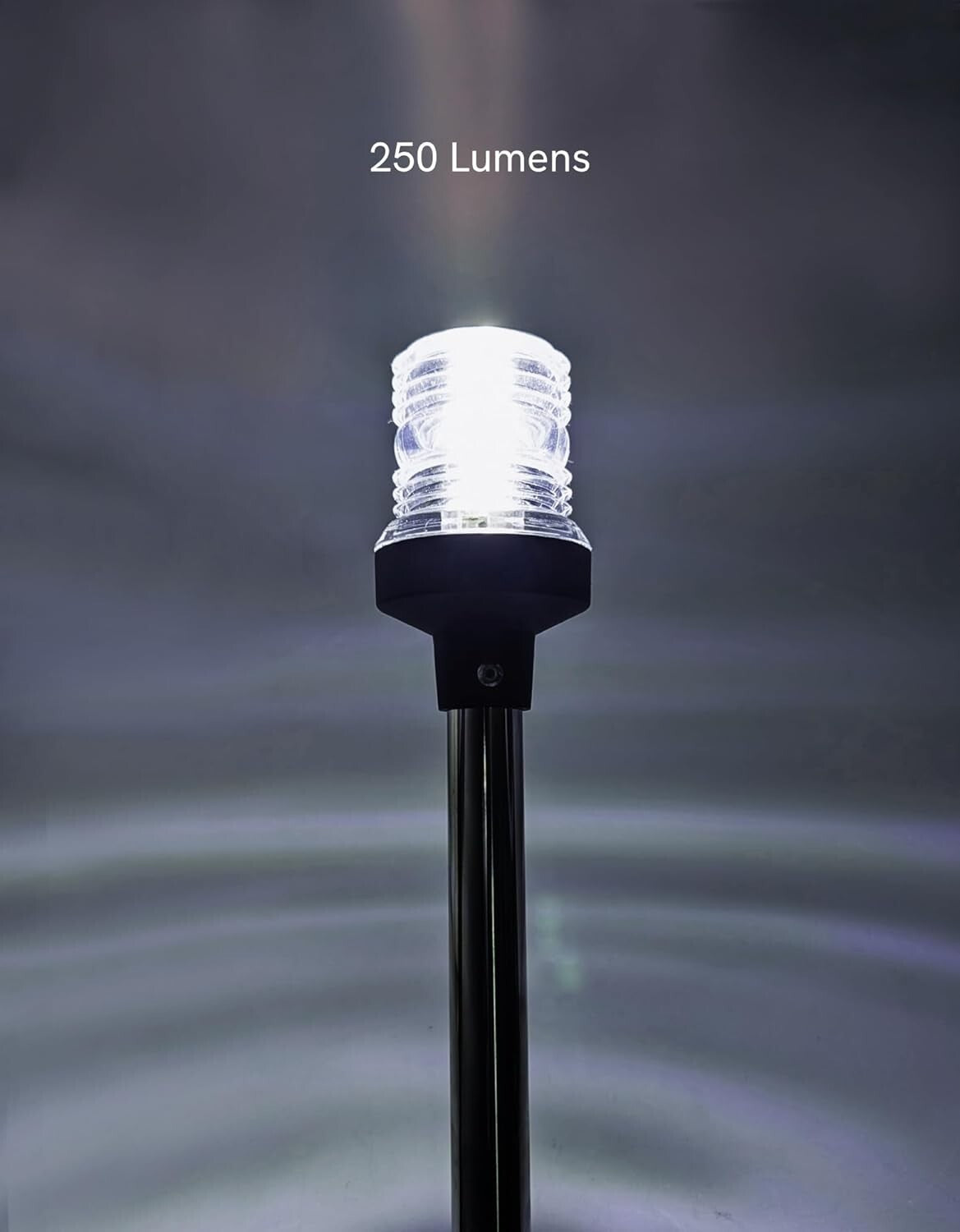 Exclusive 12V LED Anchor Light with Dual Adjustable Bases - Waterproof Design