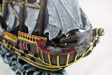 Load image into Gallery viewer, Multicolor Pirate Ship Aquarium Ornament - Safe for Freshwater &amp; Saltwater Tanks