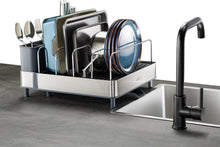 Load image into Gallery viewer, Expandable Stainless Steel Dish Drying Rack with High Capacity for Cookware