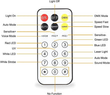 Load image into Gallery viewer, Stunning 4-in-1 LED Disco Party Light with Kaleidoscope &amp; Strobe Effects