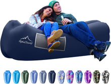 Load image into Gallery viewer, Extra-Large Inflatable Hammock Chair - Water Resistant &amp; Weight Capacity 650 lbs
