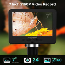 Load image into Gallery viewer, All-Purpose 2000x Microscope Kit with HD Video &amp; LCD Display for Home &amp; School