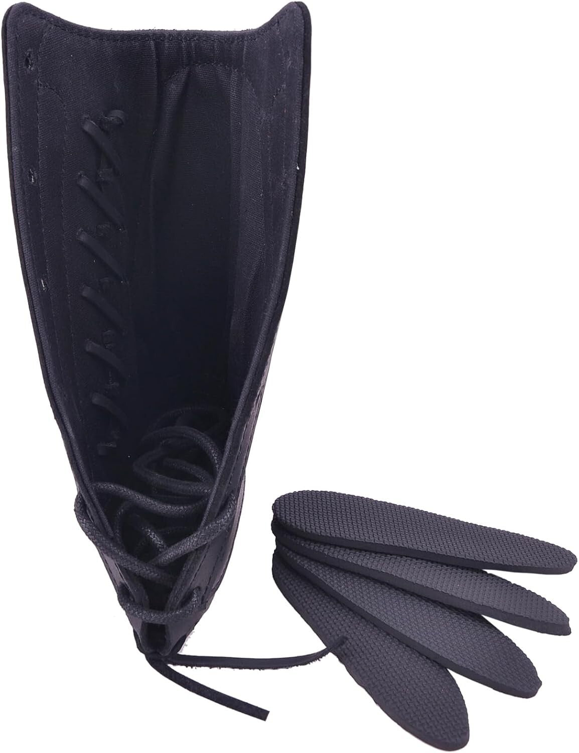 Buffalo Hide Leather Rifle Buttstock Cover - Drawstring Closure & Storage Pocket