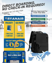 Load image into Gallery viewer, Multi-Compartment Waterproof Laptop Backpack for Comfort &amp; Style - 18x14x8 in