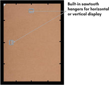 Load image into Gallery viewer, Classic Black Photo Frames - 12x16/8x12 Set of 4 for Vertical/Horizontal Display
