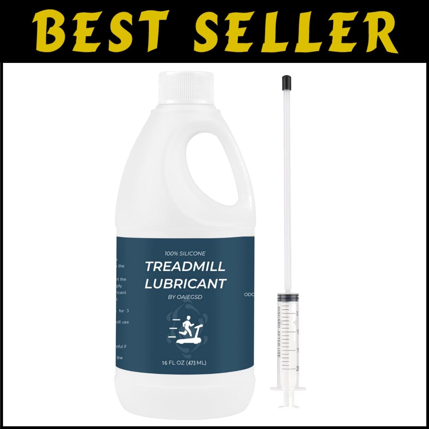 Premium 16 oz Treadmill Lubricant - Non-Toxic Silicone Oil for Every User