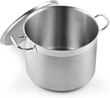Load image into Gallery viewer, Versatile 8 Qt Stainless Steel Stockpot with Drip-Free Design - Induction Safe