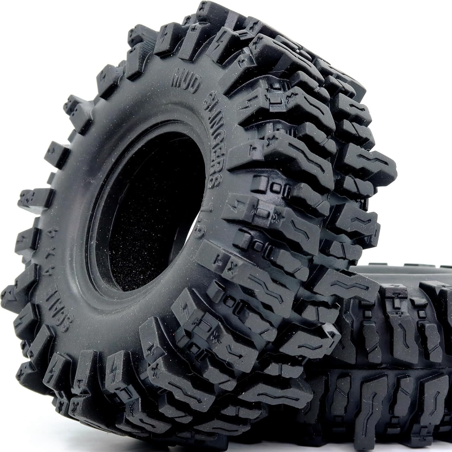 Upgrade 1/10 Crawler Tires: 4pcs 1.9 Mud Slingers - 4.72" Soft Sticky Tires