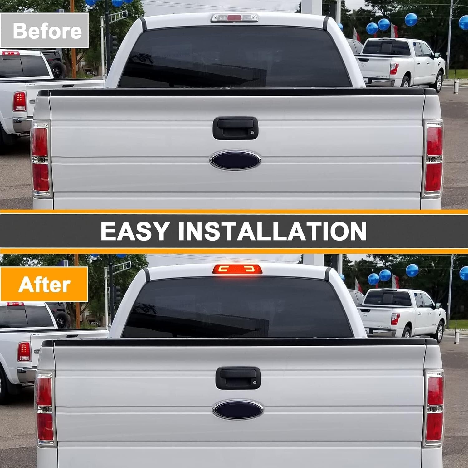 Super Bright LED High Mount Brake Light for F150 2009-2014, Waterproof Design