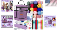 Load image into Gallery viewer, All-in-One Beginner Crochet Kit for Adults and Kids - Complete Crochet Supplies