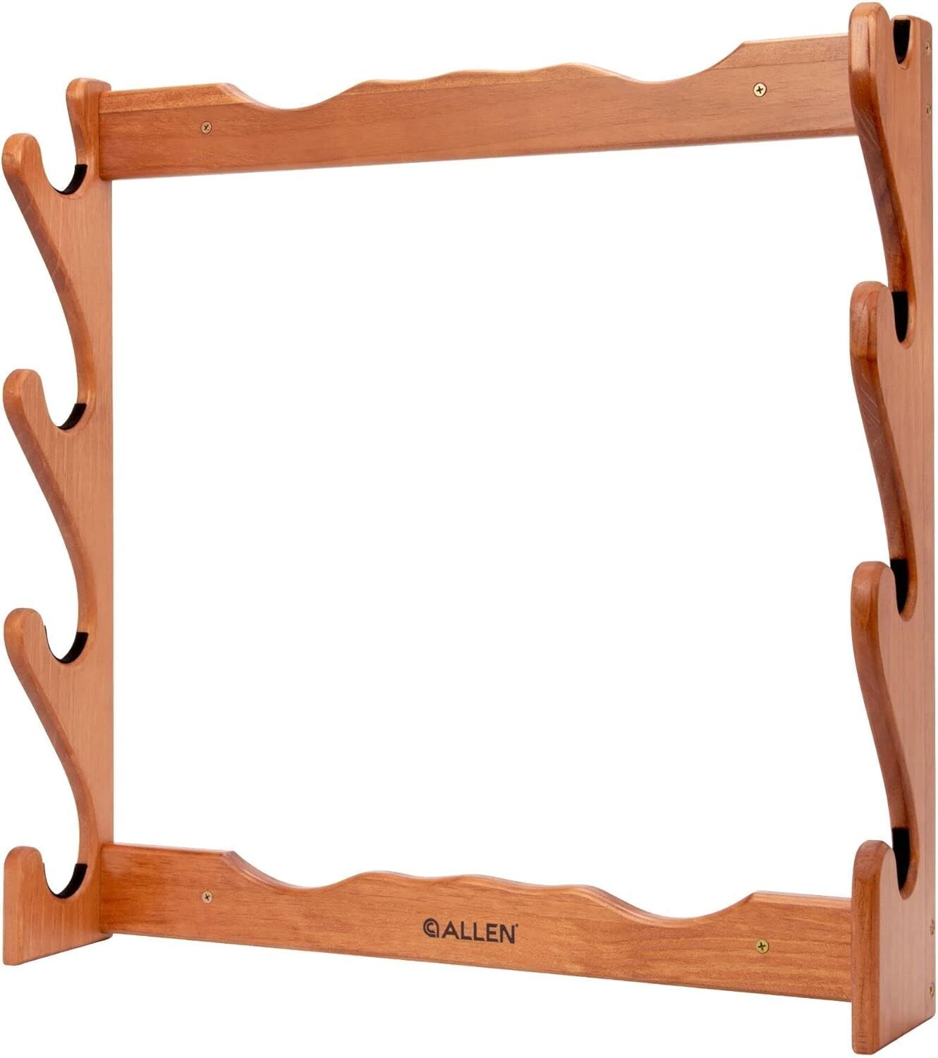 Contemporary Indoor Gun Rack - Holds 2-4 Rifles/Shotguns with Protective Liner