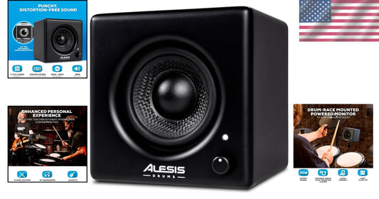 Ultra-Compact 3" Drum Monitor Speaker - Rack-Mountable for Seamless Integration