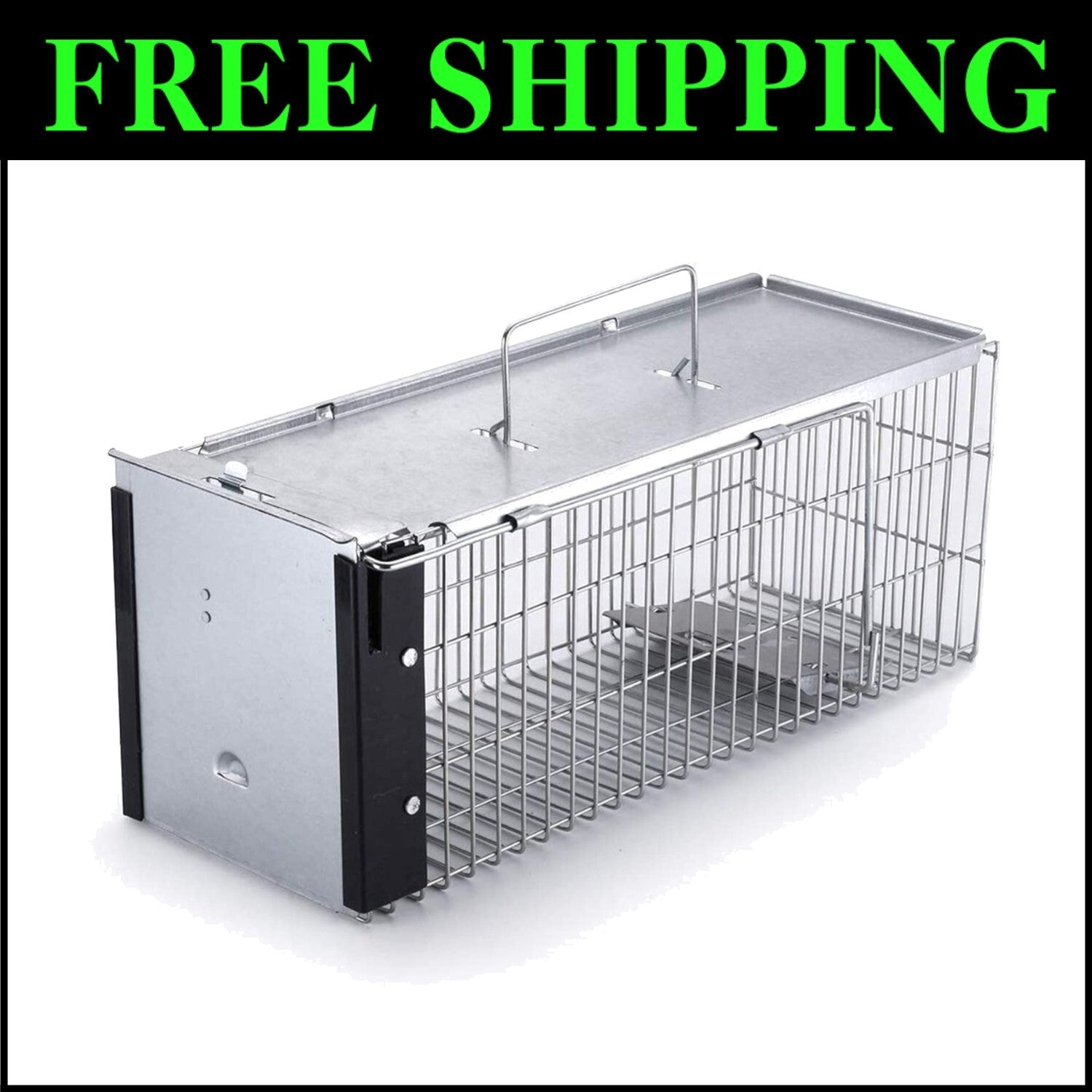 Ultra Sensitive Heavy-Duty Trap for Capturing Squirrels & Small Rodents - 16.3"