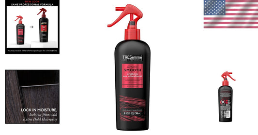 Frizz Control and Heat Protection Spray – 450°F Shield, 8 Fl Oz | PETA Approved
