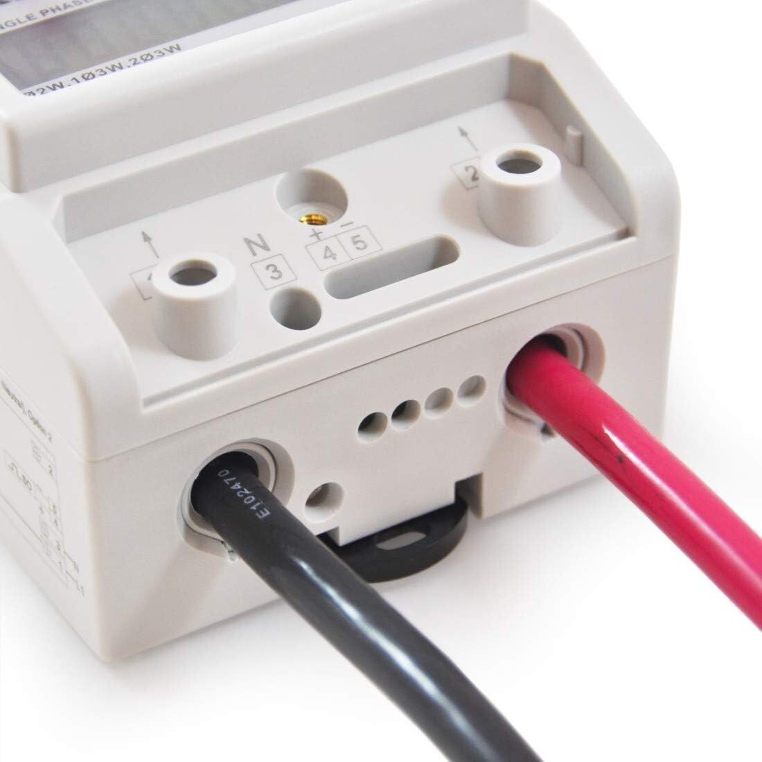 Compact 100A Single Phase Energy Meter - 120/240V with Remote Pulse Output