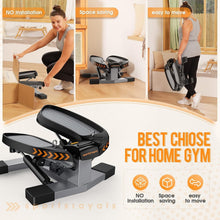 Load image into Gallery viewer, Stair Exercise Machine w/ LED Monitor &amp; Hydraulic System - 330lbs Weight Limit