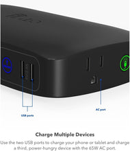 Load image into Gallery viewer, All-in-One Bolt ACDC Max 55500 mWh Portable Charger with Jump Starting Features