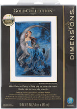 Load image into Gallery viewer, Fantasy Counted Cross Stitch Kit - Moon Fairy with Presorted Thread &amp; Needles