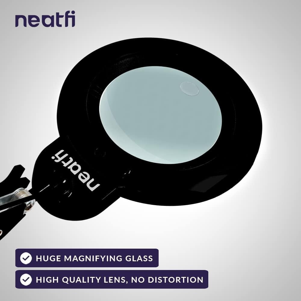 Energy-Efficient 84 LED Magnifying Lamp with Acrylic Lens - Perfect for Reading