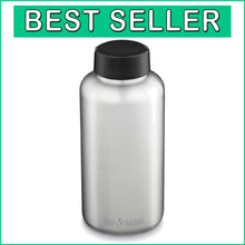 Load image into Gallery viewer, Lightweight 64oz Wide Mouth Stainless Steel Bottle - Perfect for Travel &amp; Hiking