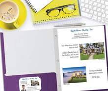 Load image into Gallery viewer, Vibrant 2-Pocket Paper Folders with Fasteners - Set of 100 in Assorted Colors