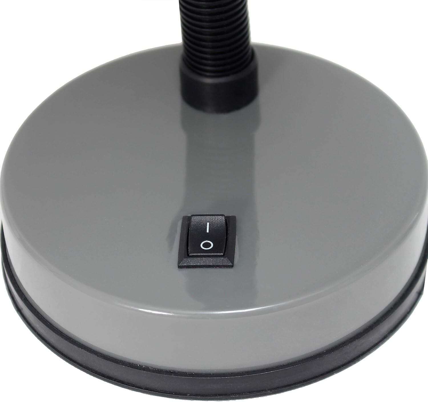 Modern Gray Desk Lamp Set of 12 with Adjustable Height & LED Convenience