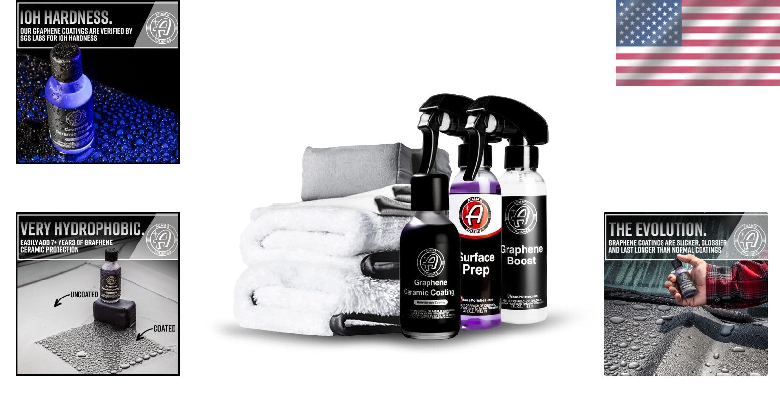 Hydrophobic 10H Ceramic Coating with UV Glow - 7 Years of Unmatched Protection