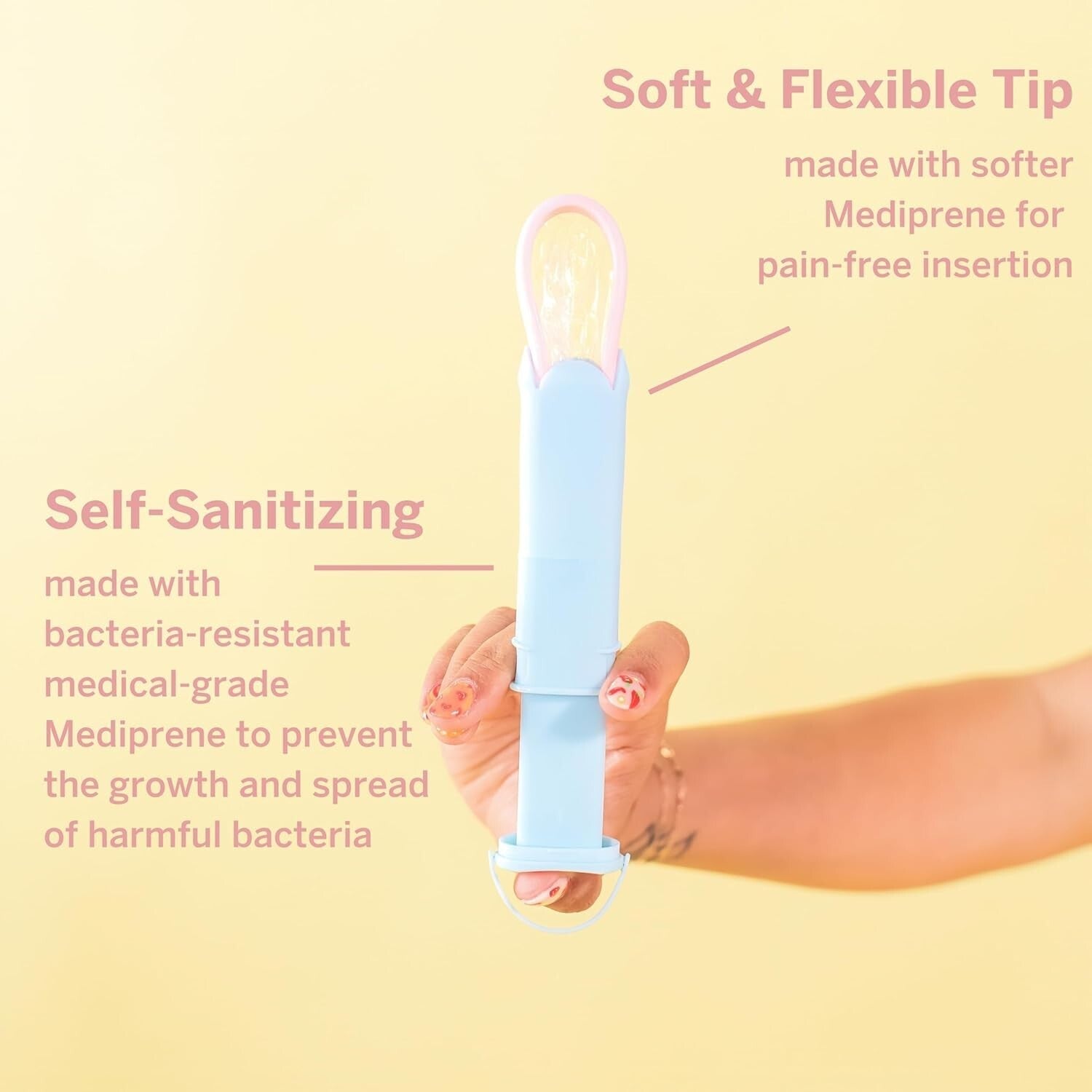 Beginner-Friendly Menstrual Disc Bundle with Tampon-Like Applicator - 100% Safe