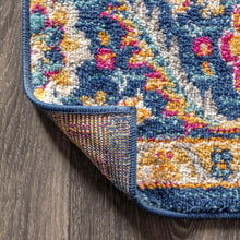 Load image into Gallery viewer, Elegant Indoor Floral Runner Rug 2'3" x 8' - Water-Resistant Vintage Charm