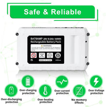 Load image into Gallery viewer, Reliable 6.0Ah DSANKE Lithium Ion Battery with ECP Protection for 24V Devices