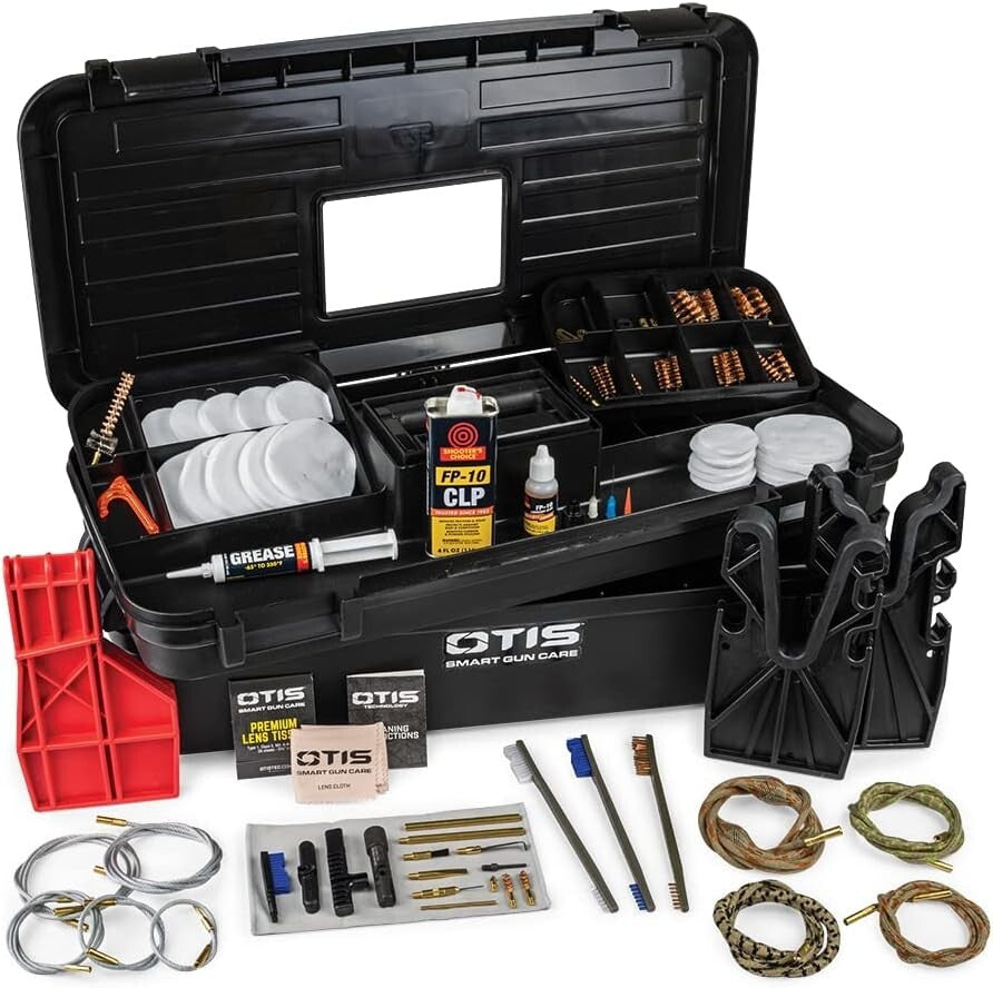 Multi-Caliber Cleaning Kit with Portable Range Box & Shooter's Choice Chemicals