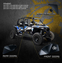 Load image into Gallery viewer, High-Grade Aluminum Door Panel Inserts Kit for 2014-2022 Polaris RZR Models