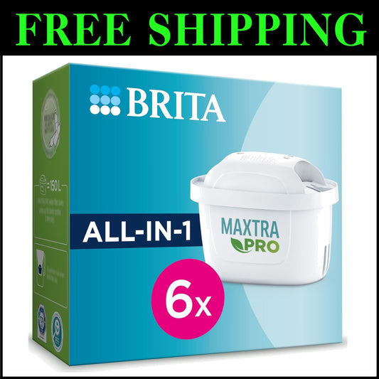 Eco-Friendly MAXTRA PRO Water Filter Cartridge Pack - Reduces Chlorine & PFAS!