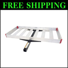Load image into Gallery viewer, Heavy-Duty Rust-Resistant Hitch Cargo Carrier - 48" x 21" for Safe Transport