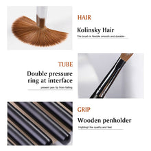 Load image into Gallery viewer, Lightweight Acrylic Nail Brush with Crimped Oval Head - Versatile &amp; Easy to Use