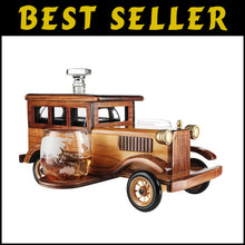 Load image into Gallery viewer, Large Car-Themed Whiskey Decanter Set with Metal Spigot - Perfect for Collectors