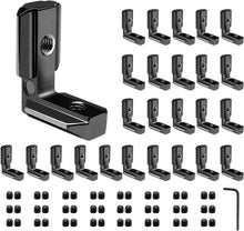 Load image into Gallery viewer, Compact 4040 Aluminum Joint Bracket Set with Nuts and Screws for Custom Builds
