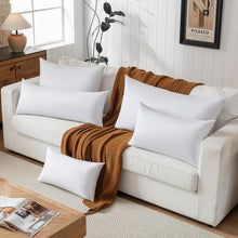 Load image into Gallery viewer, Set of 2 Luxurious 16x26 Feather &amp; Down Throw Pillow Inserts - Cotton White