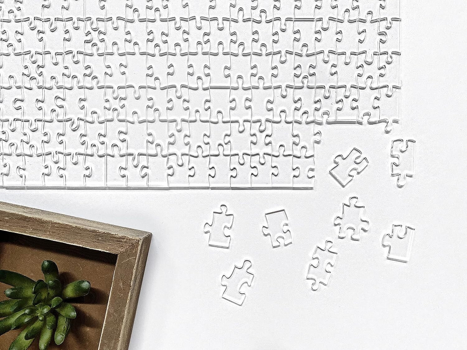 Clearly Impossible 500 Piece Acrylic Jigsaw Puzzle for Adults - Modern Challenge