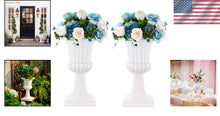 Load image into Gallery viewer, Majestic Classic White Urn Planters - Perfect for Garden and Porch Decorations